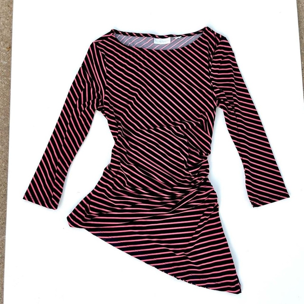 Striped Asymmetrical Top